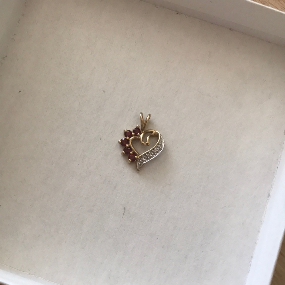 Garnett birthstone for January charm